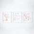 Oh, the places you will go - Frame Set - Pink
